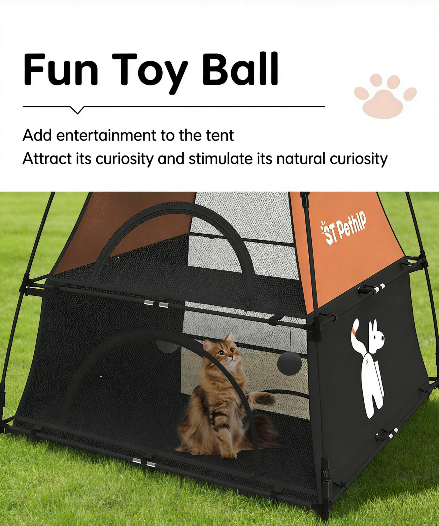 PawTower 3-Tier Outdoor Cat Tent