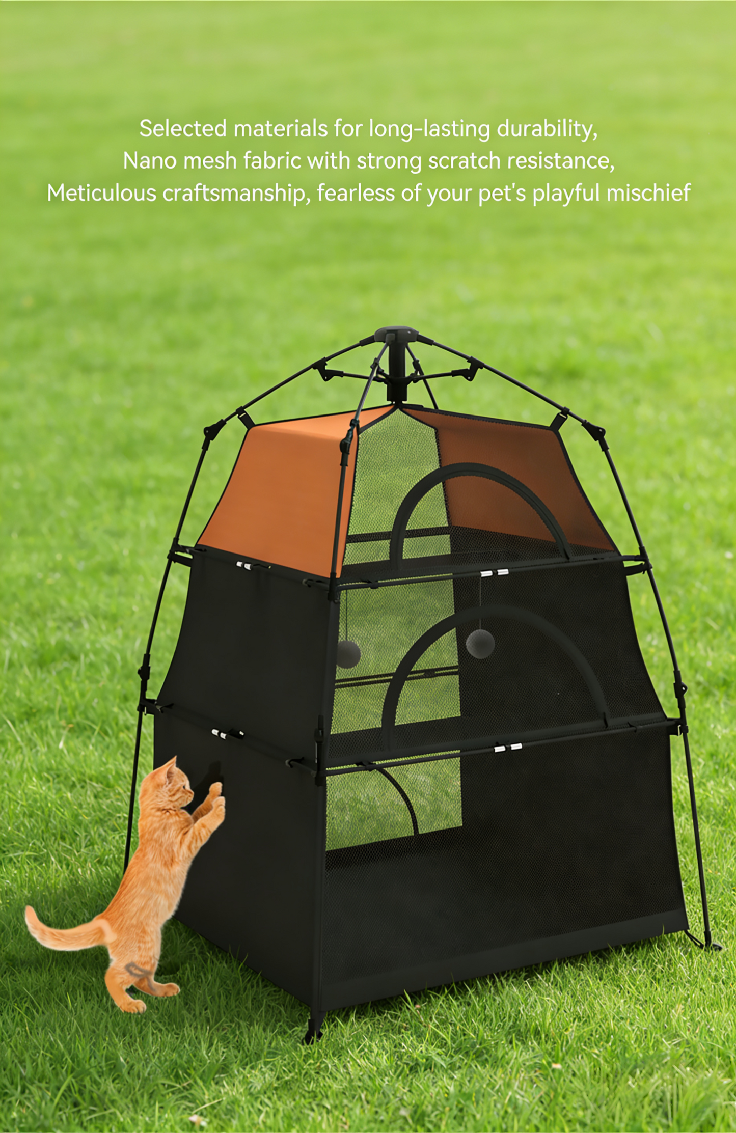 PawTower 3-Tier Outdoor Cat Tent