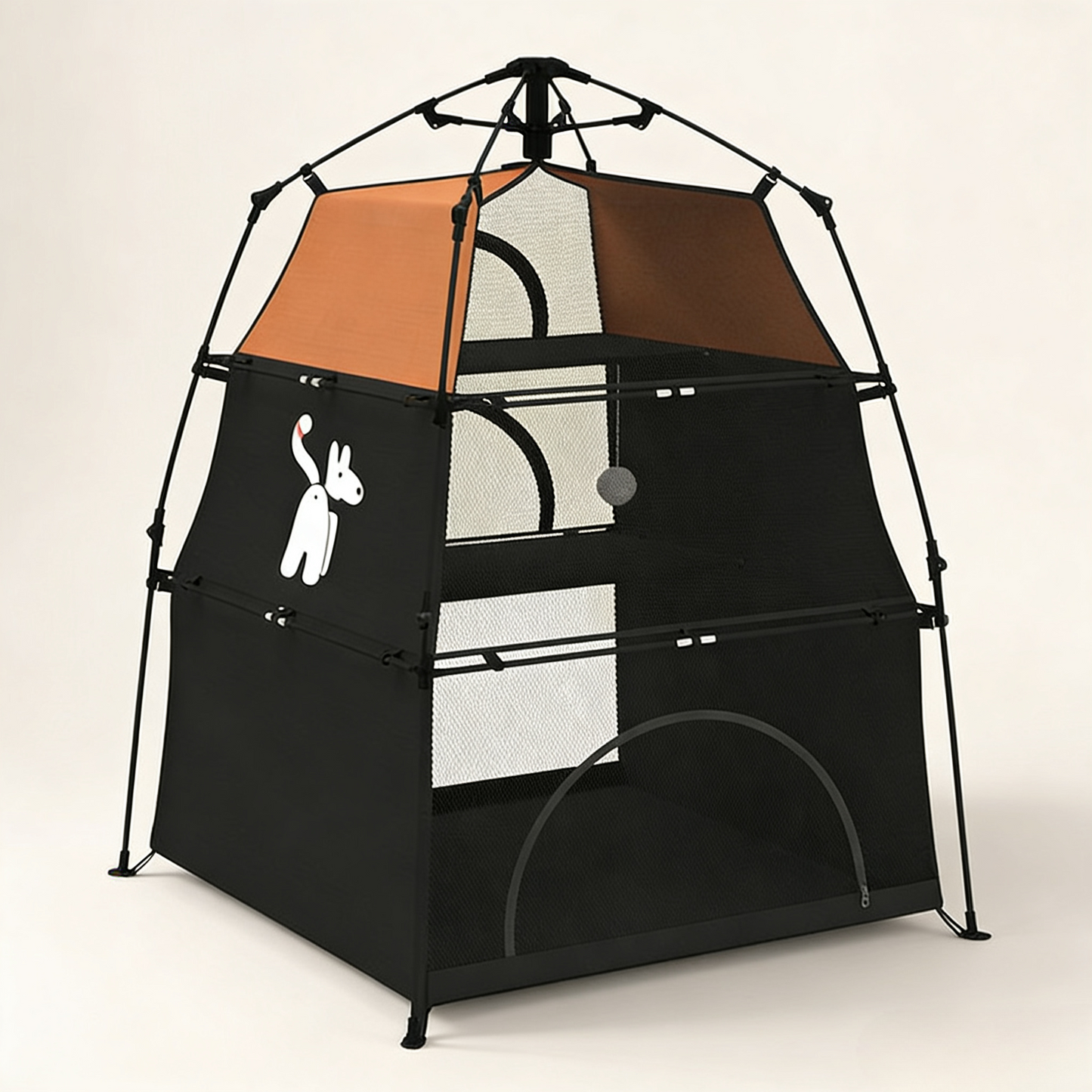 PawTower 3-Tier Outdoor Cat Tent